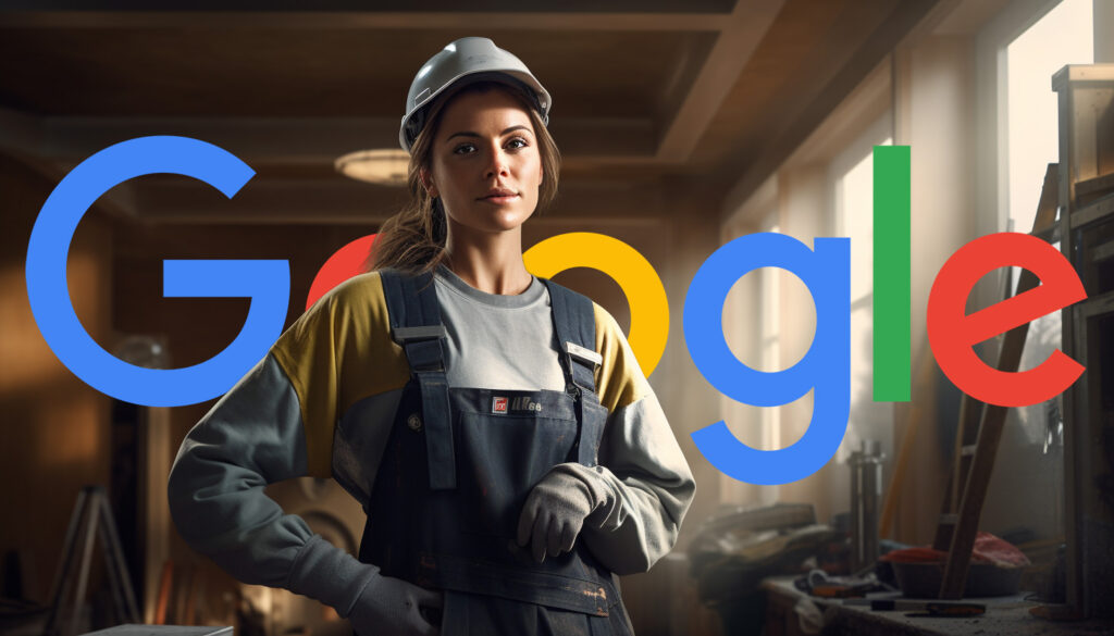 Female Contractor Google Logo