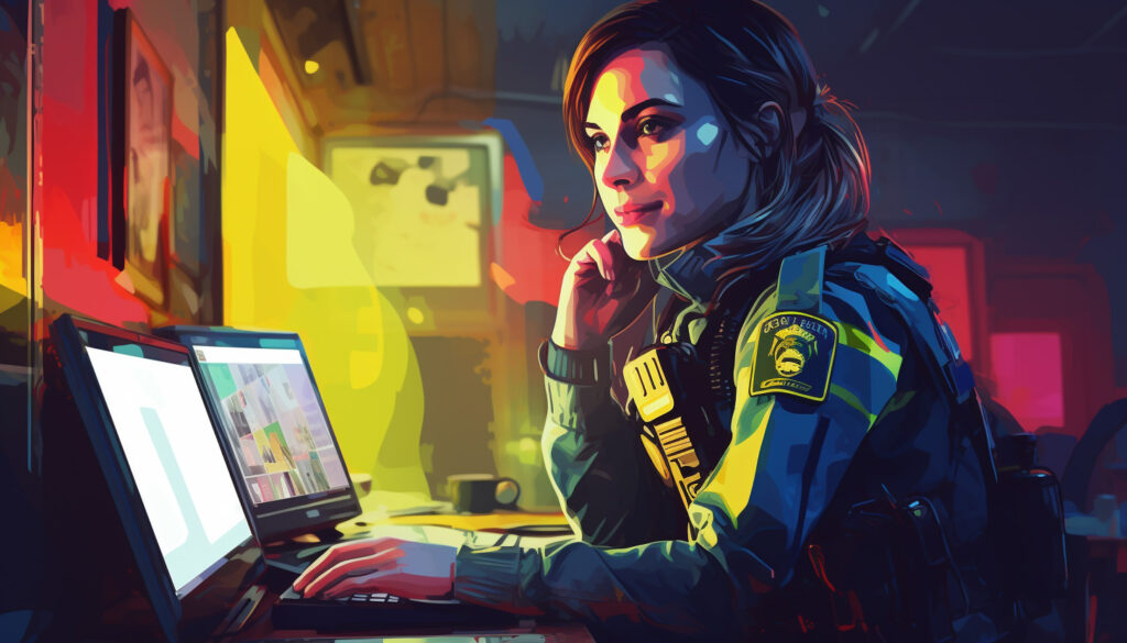 Google Police Woman