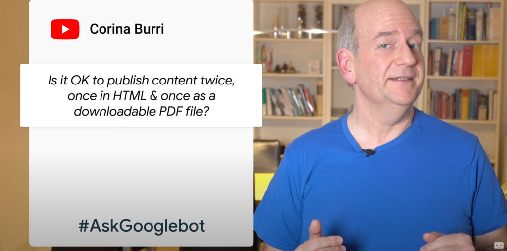 John Mueller Google Pdf Html