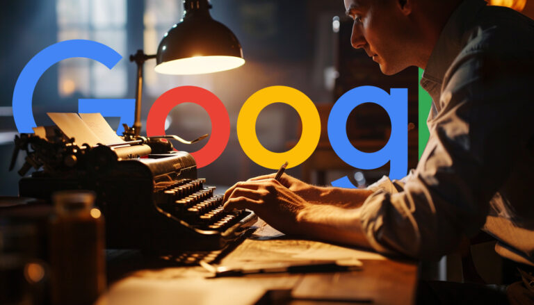 Journalist Typewriter Google Logo