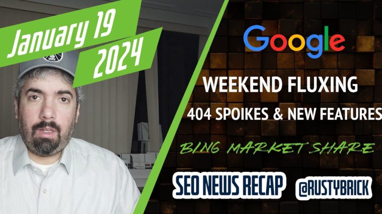 Google Weekend Ranking Teetering, 404 Spikes With /1000 URLs, Circle To Search & AI Multisearch, Bing Market Share & Google Degrading Study