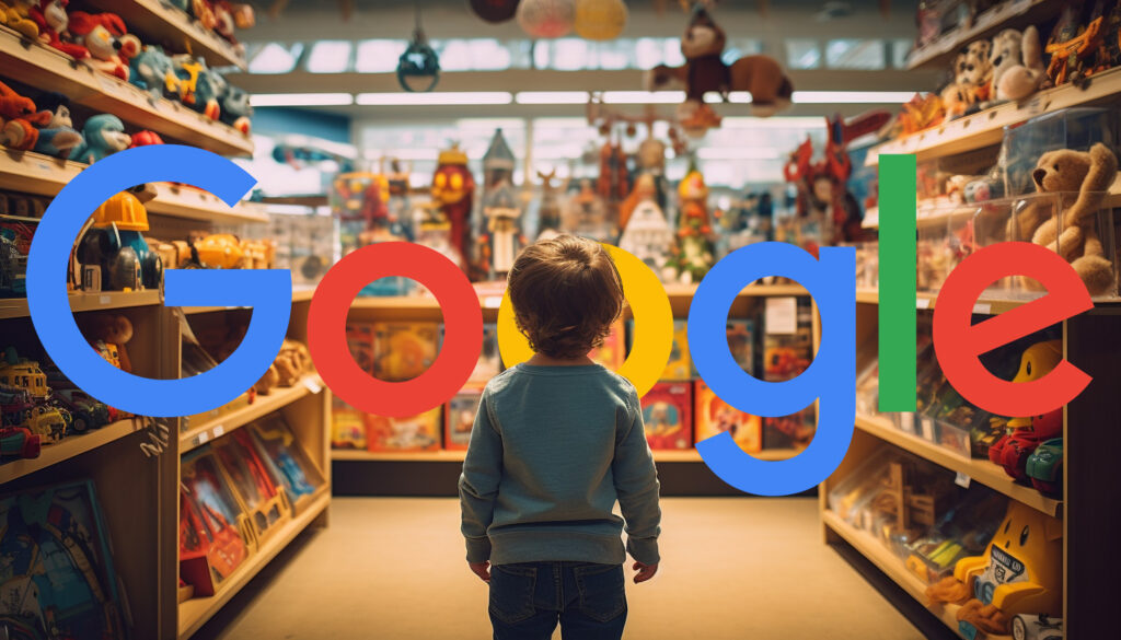 Kid Toy Store Google Logo