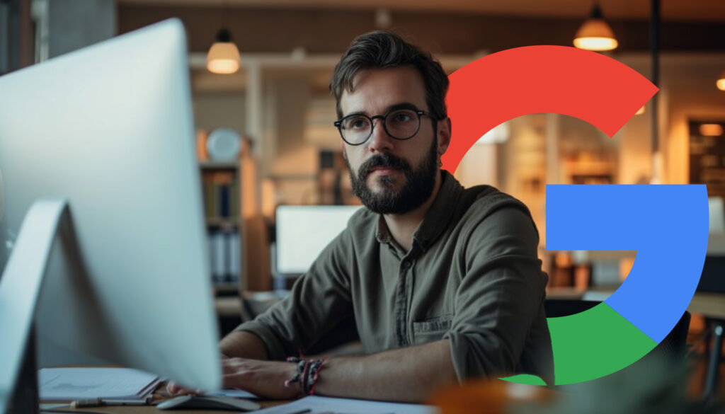 Man Agency Computer Google Logo