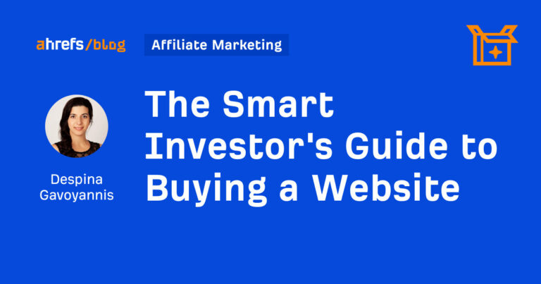 The Smart Investor's Guide to Buying a Website