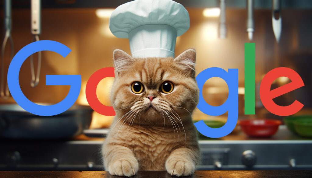 Cat Chef Kitchen Google Logo