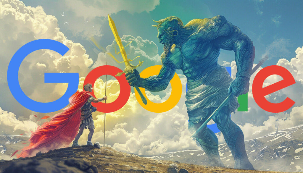 David Vs Goliath Google