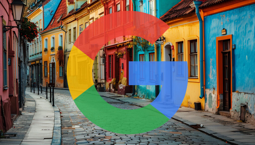 European Street Google Logo