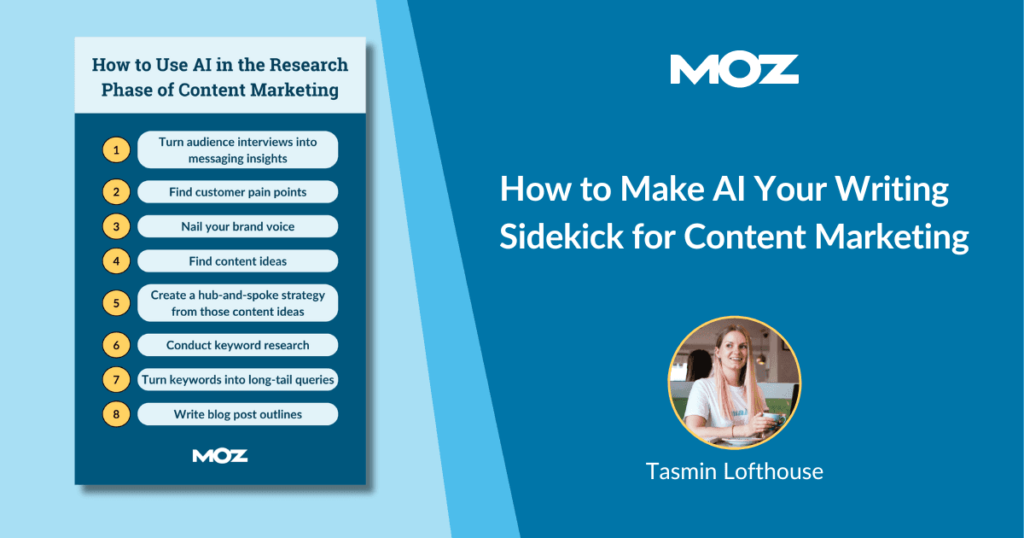 How to Make AI Your Writing Sidekick for Content Marketing