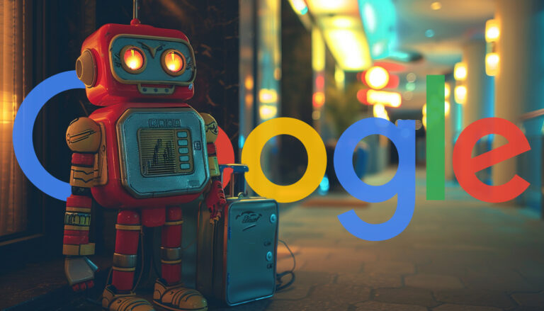 Google Robot Hotel Bag