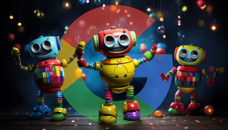 Google Robots Dancing Trending Party