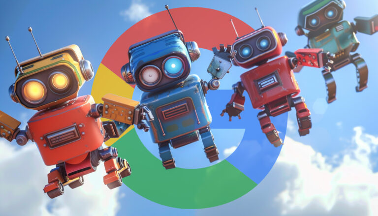 Google Robots Skydiving