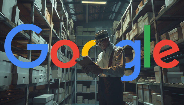 Google Warehouse Inventory Man Clipboard