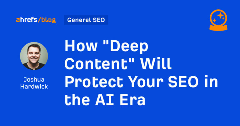 How "Deep Content" Will Protect Your SEO in the AI Era