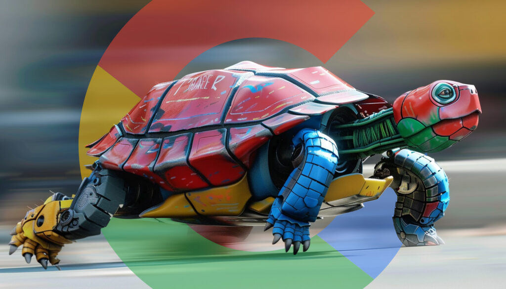 Fast Robot Google Turtle