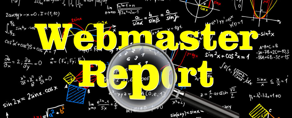 Google Webmaster Report