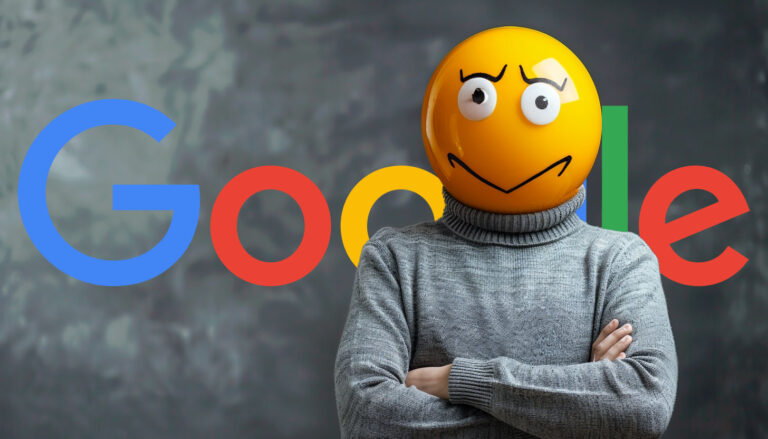 Man Emoji Head Google Logo