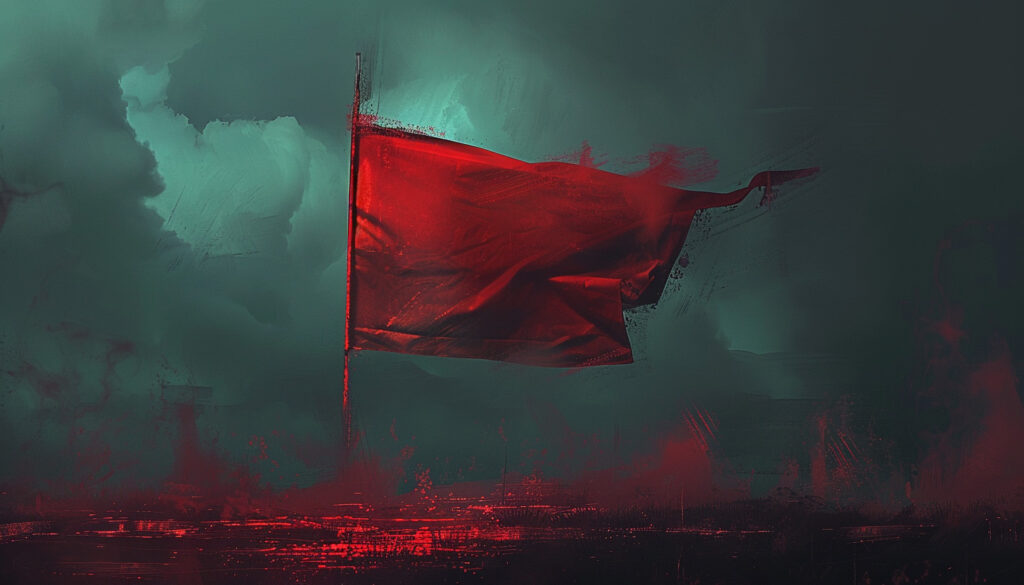 Red Scary Flag