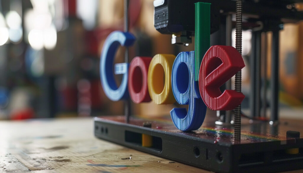 3d Printer Google Logo