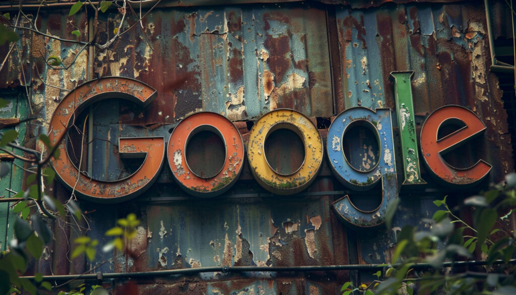 Aged Google Logo