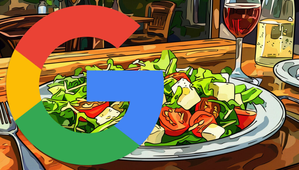 Caesar Salad Google Logo