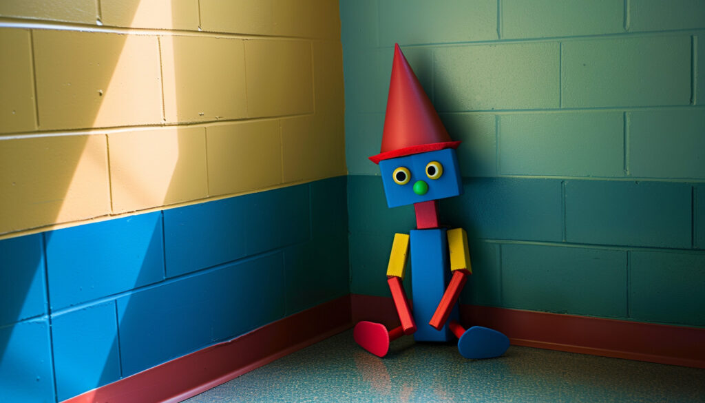 In Corner Dunce Cap Google Kid Robot