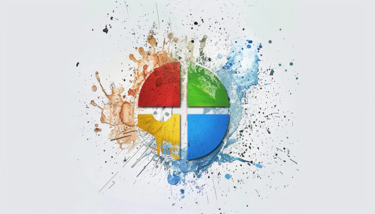 Microsoft Google Logo Mesh