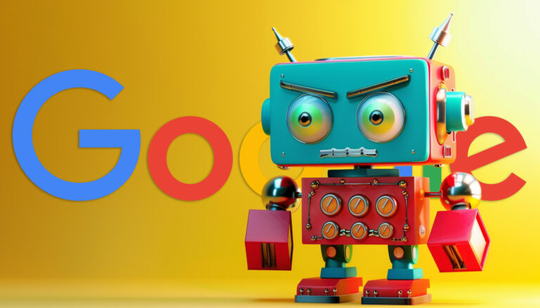 Upset Google Robot