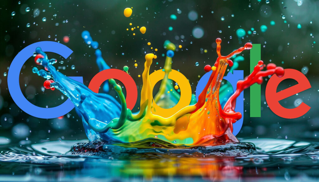 Google Logo Mixed Paint