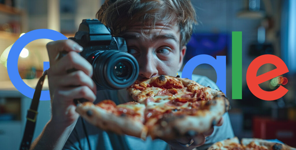 Pizza Vlogger Google Logo