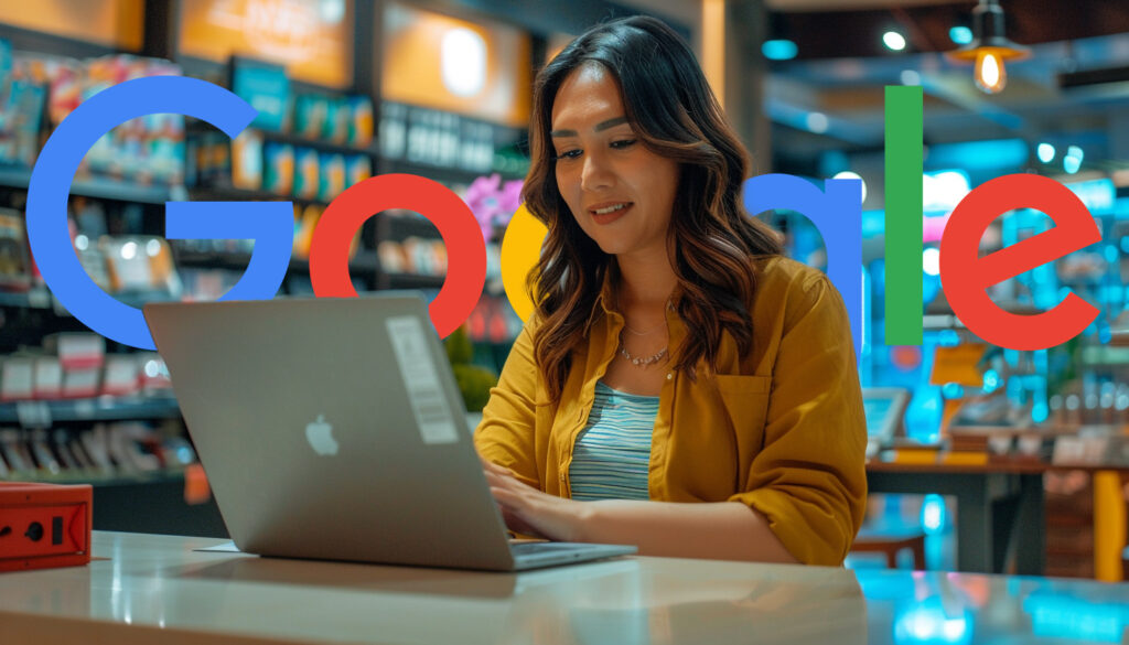 Woman Business Owner Google Logo Store