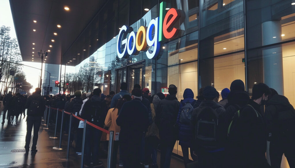 Long Lines At Google Ai