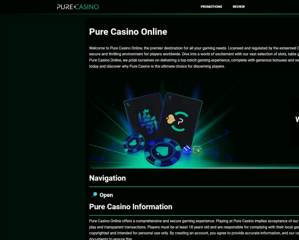 Mastering Your Favorite Games at Pure Casino