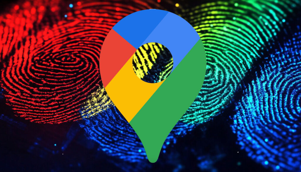 Google Maps Fingerprint Scan