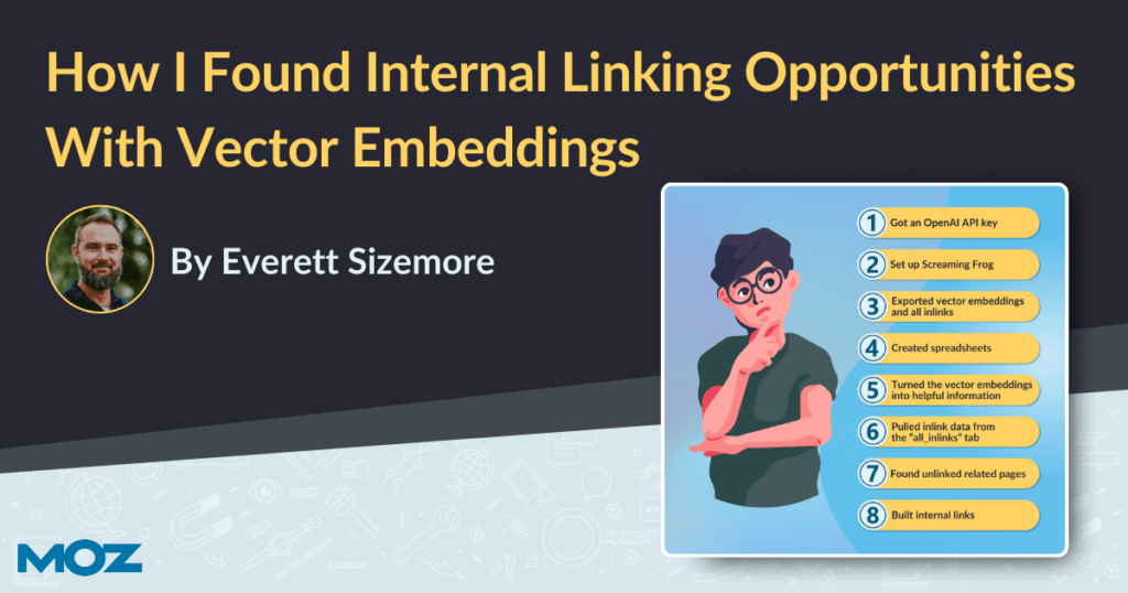 How I Found Internal Linking Opportunities with Vector Embeddings