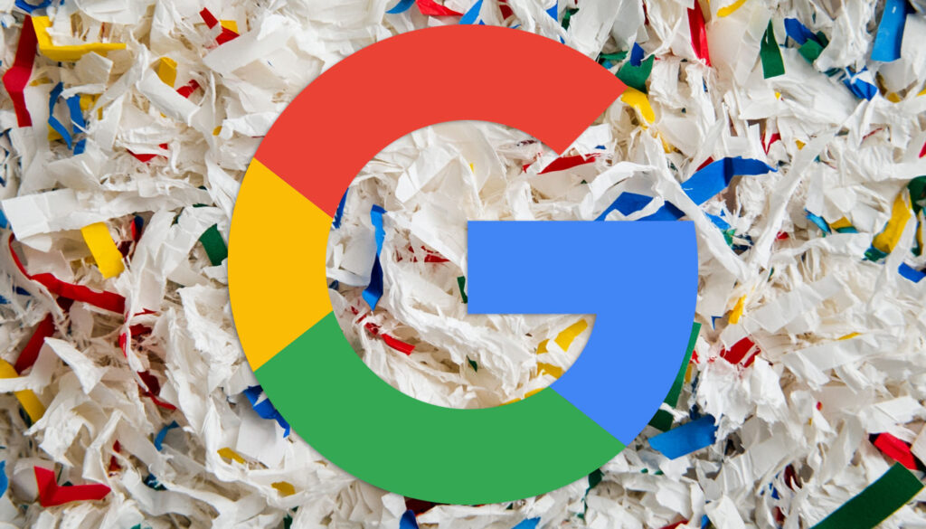 Shredded Google Paper